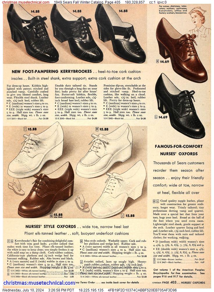 1949 Sears Fall Winter Catalog, Page 405