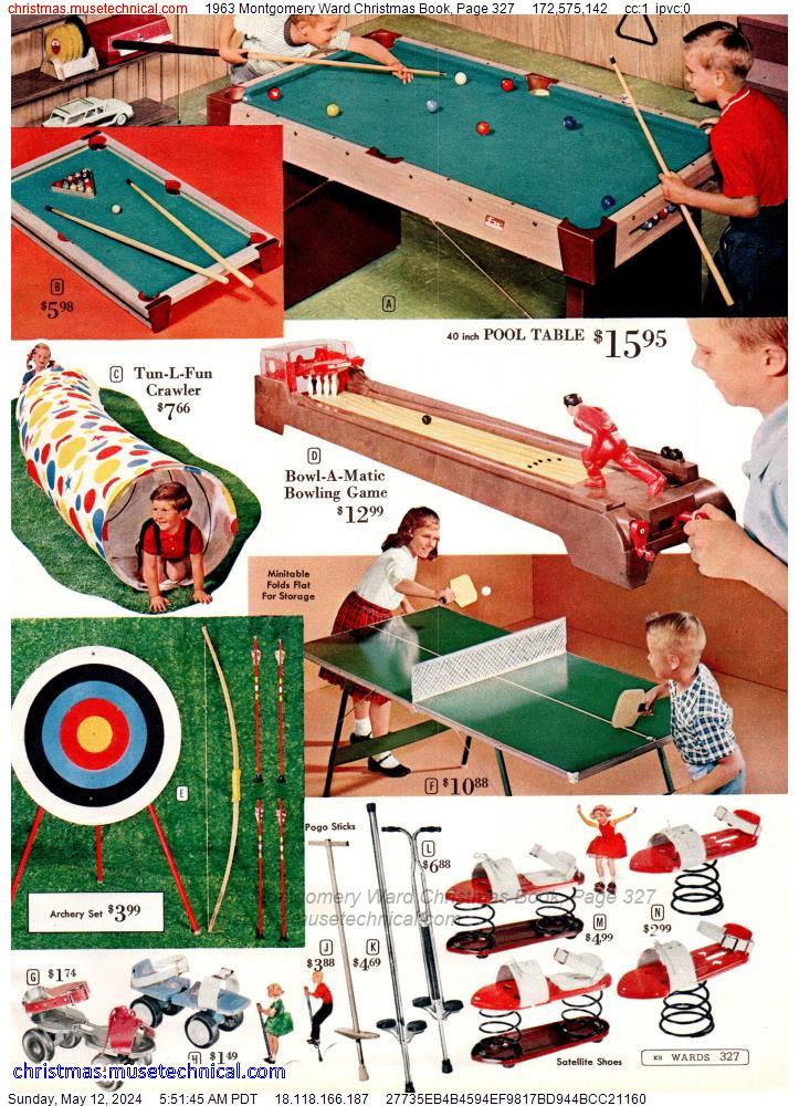 1963 Montgomery Ward Christmas Book, Page 327
