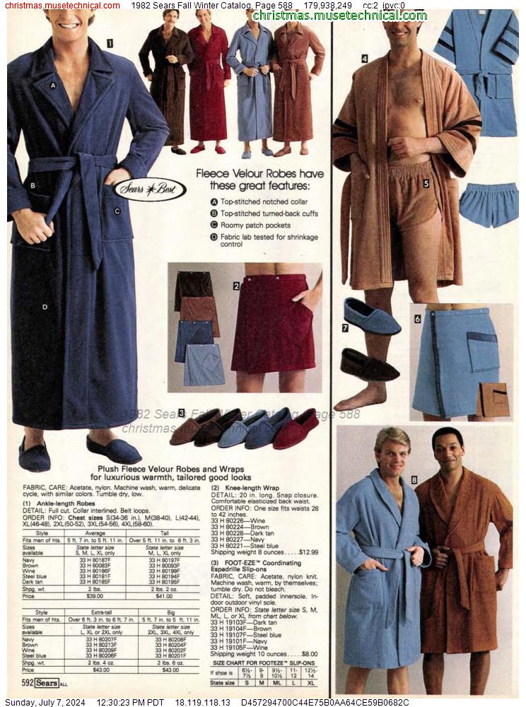 1982 Sears Fall Winter Catalog, Page 588