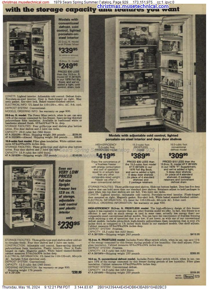 1979 Sears Spring Summer Catalog, Page 929