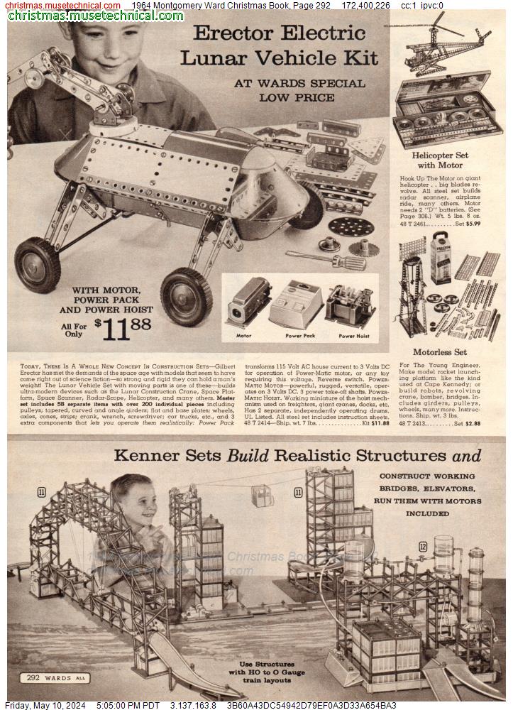 1964 Montgomery Ward Christmas Book, Page 292
