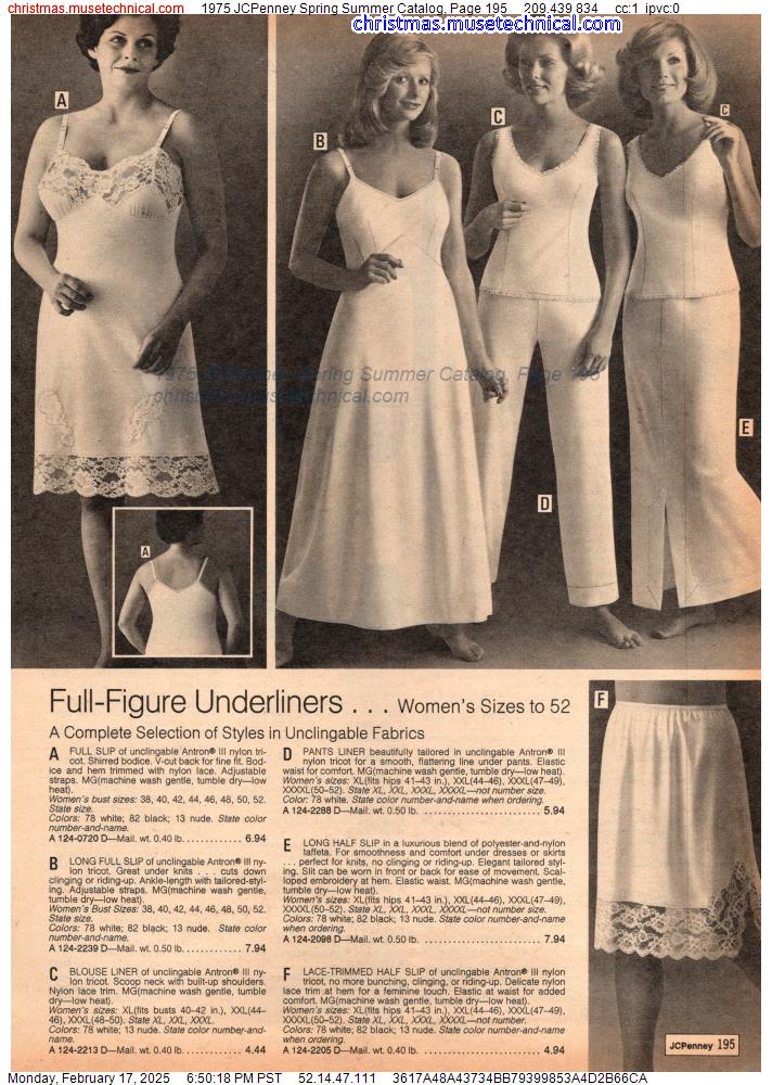 1975 JCPenney Spring Summer Catalog, Page 195