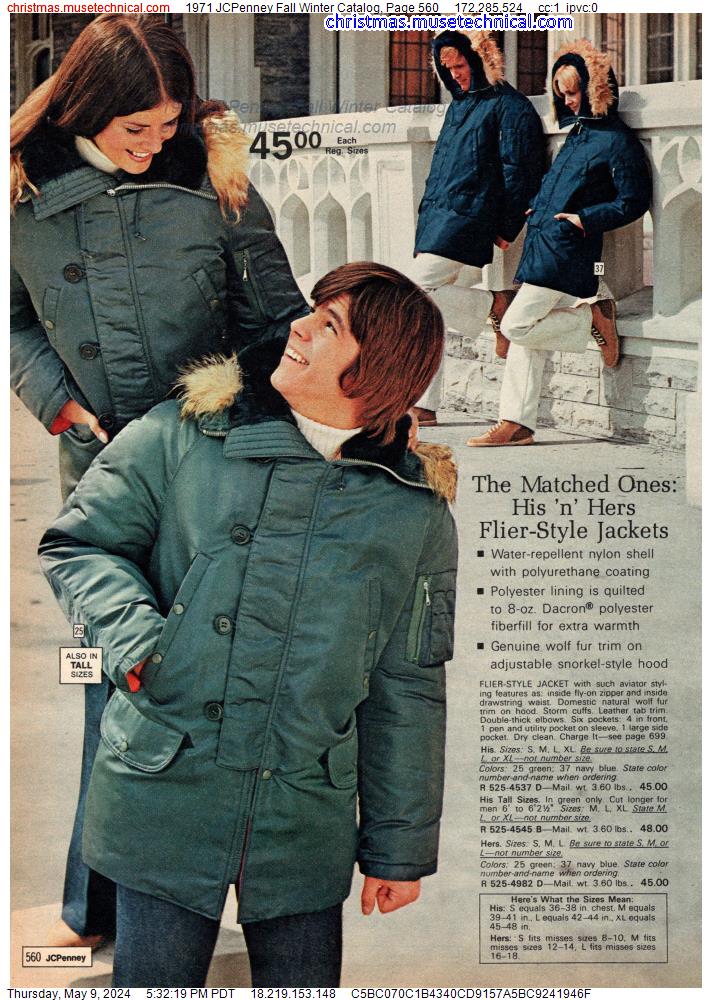 1971 JCPenney Fall Winter Catalog, Page 560
