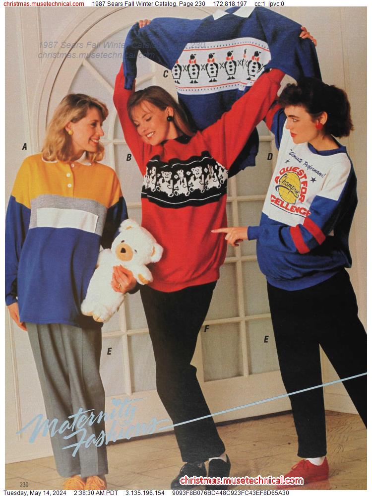 1987 Sears Fall Winter Catalog, Page 230