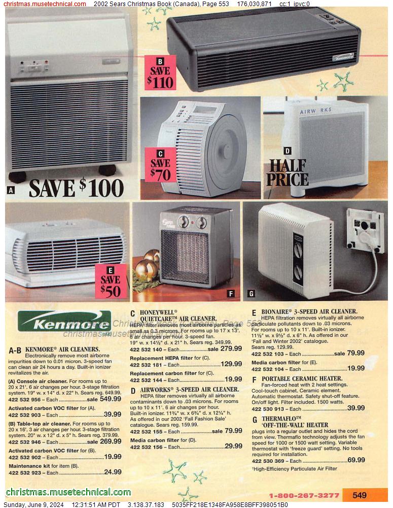 2002 Sears Christmas Book (Canada), Page 553