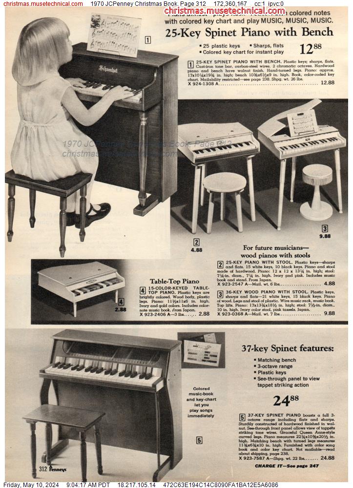 1970 JCPenney Christmas Book, Page 312