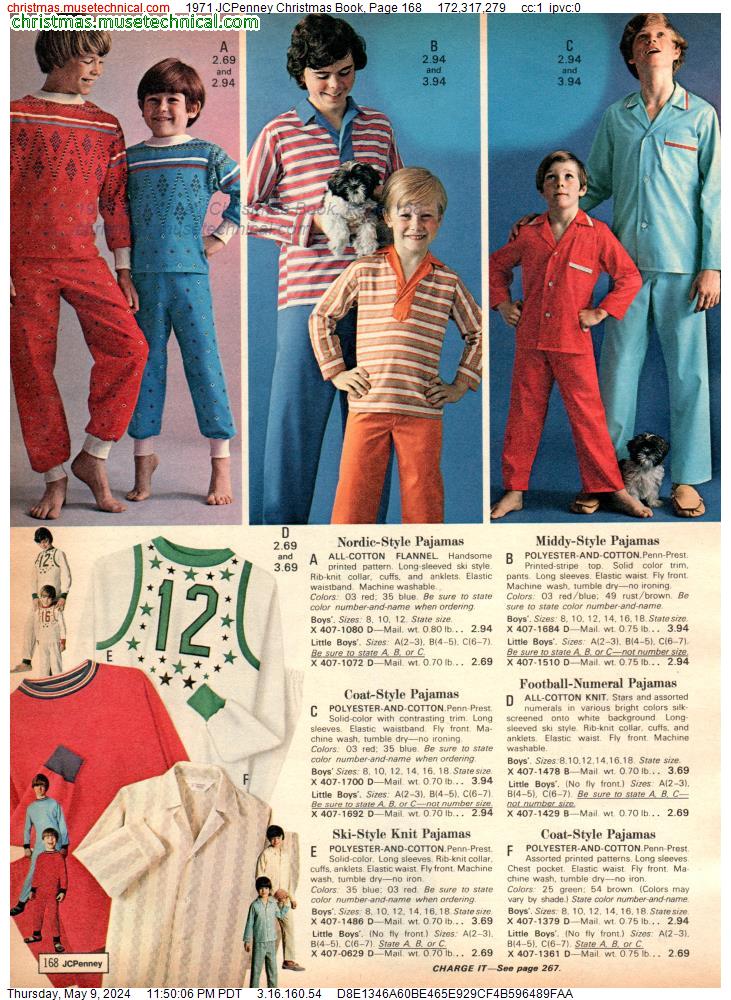 1971 JCPenney Christmas Book, Page 168