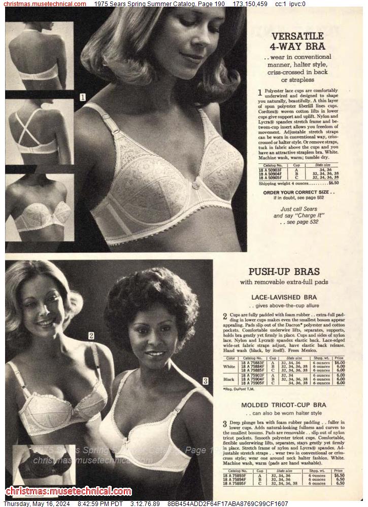 1975 Sears Spring Summer Catalog, Page 190