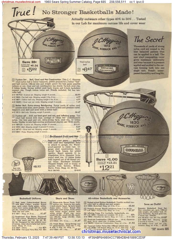 1960 Sears Spring Summer Catalog, Page 685