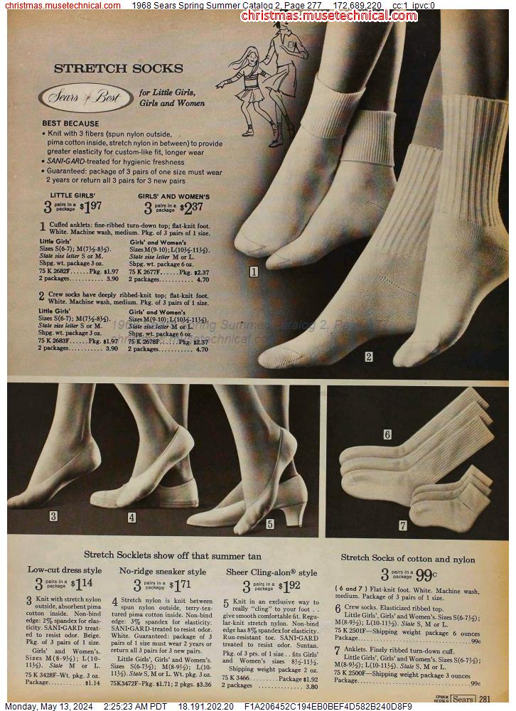 1968 Sears Spring Summer Catalog 2, Page 277