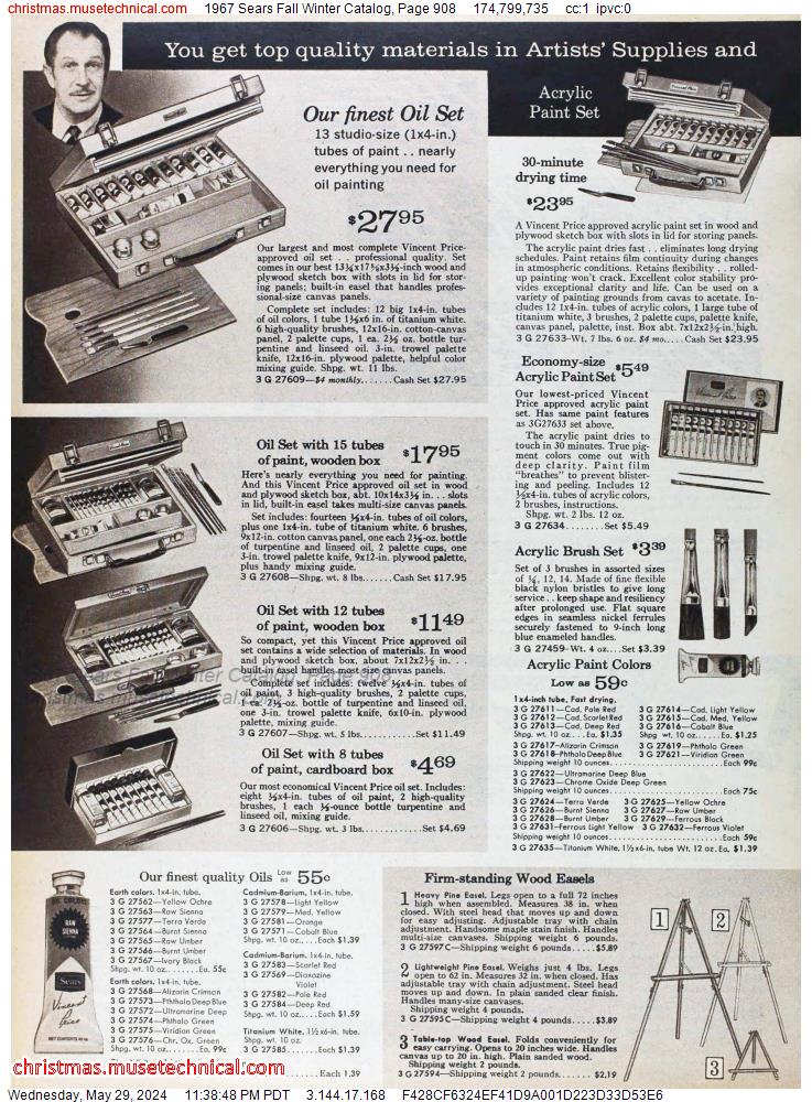1967 Sears Fall Winter Catalog, Page 908