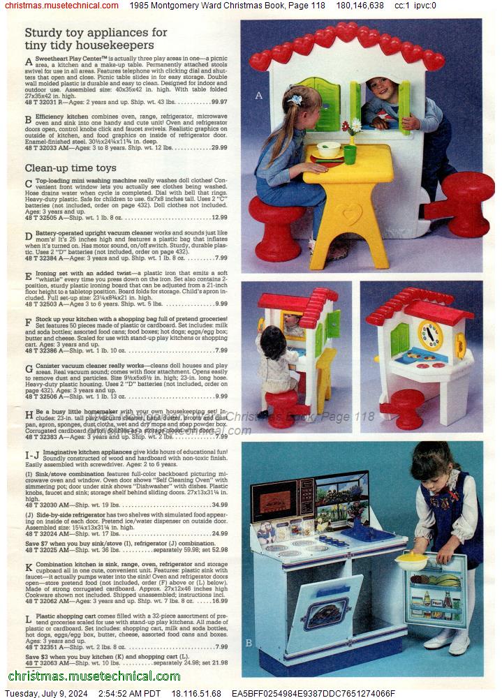 1985 Montgomery Ward Christmas Book, Page 118
