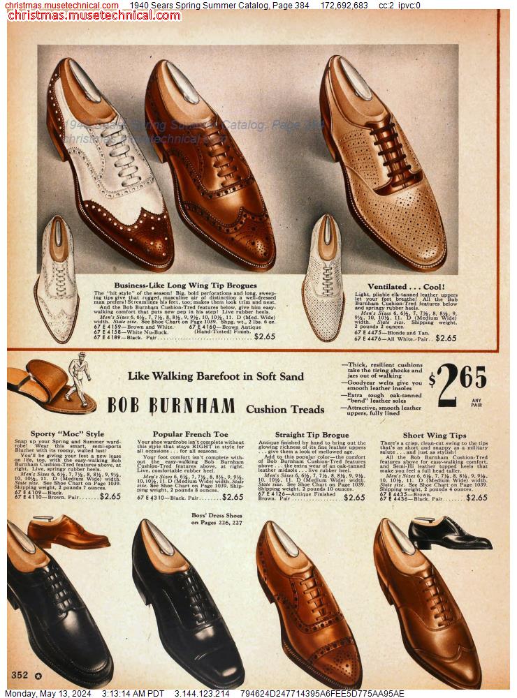1940 Sears Spring Summer Catalog, Page 384