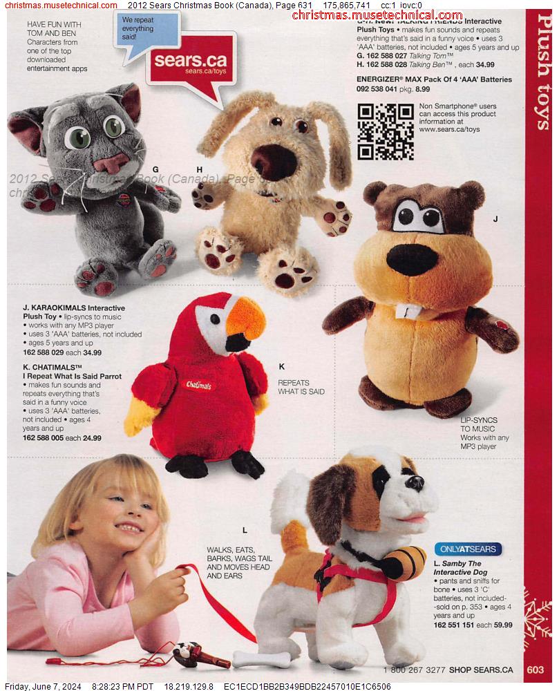 2012 Sears Christmas Book (Canada), Page 631