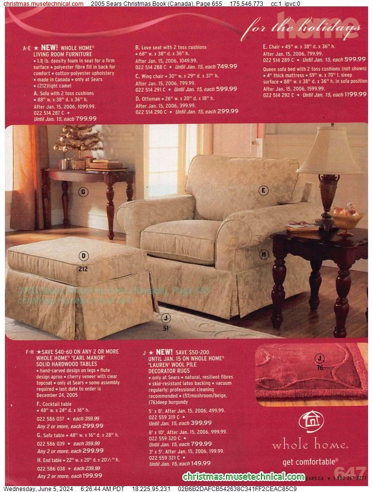 2005 Sears Christmas Book (Canada), Page 655