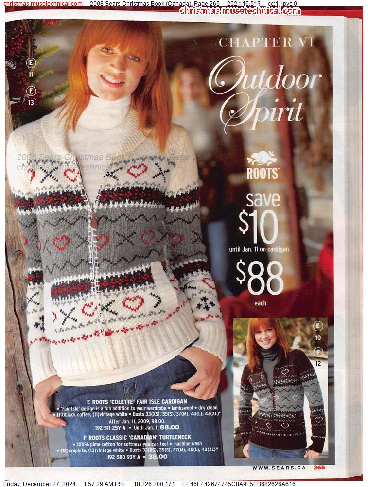 2008 Sears Christmas Book (Canada), Page 265