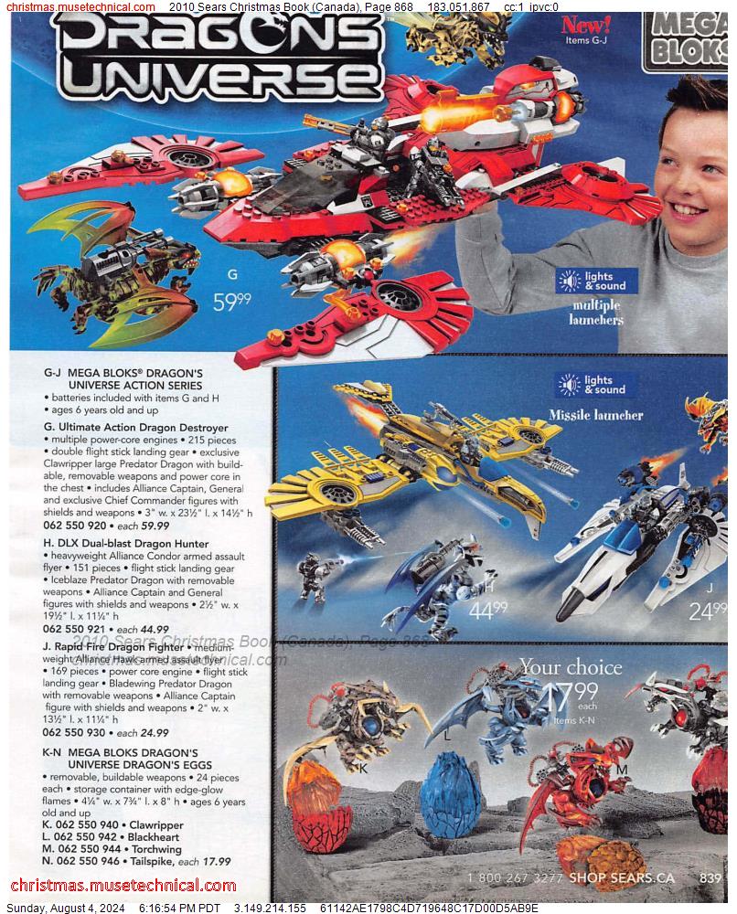 2010 Sears Christmas Book (Canada), Page 868