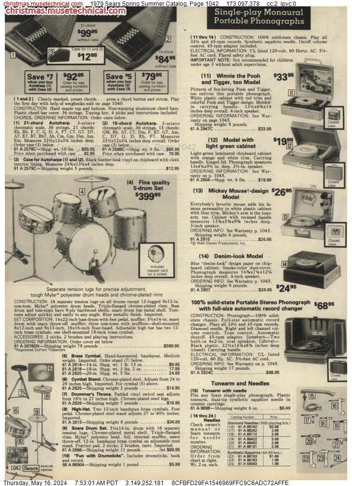1979 Sears Spring Summer Catalog, Page 1042