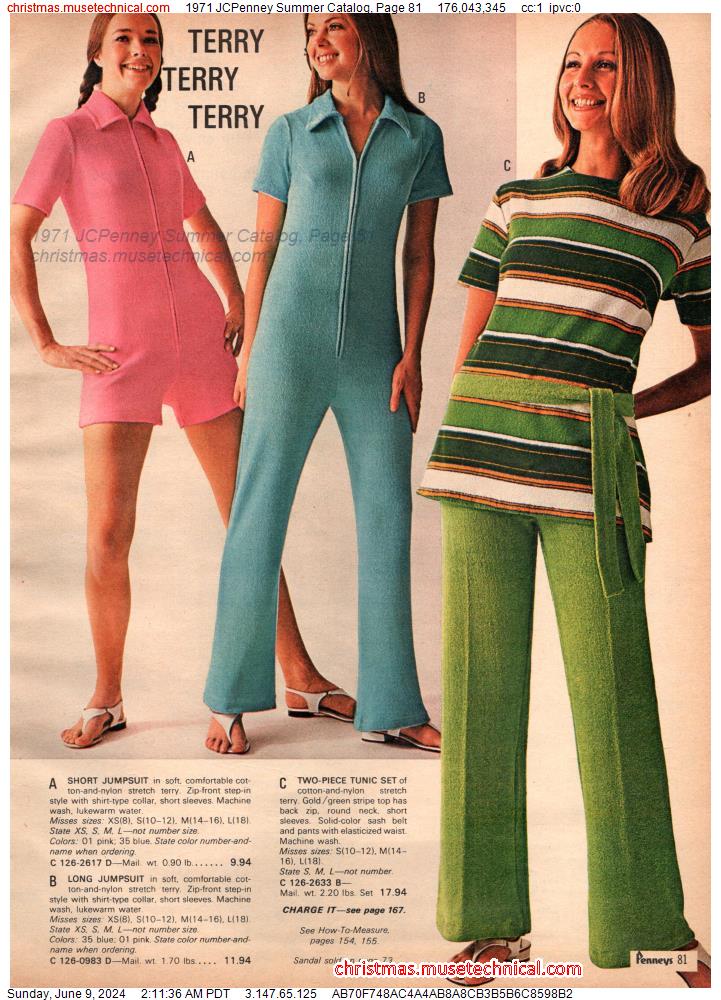 1971 JCPenney Summer Catalog, Page 81