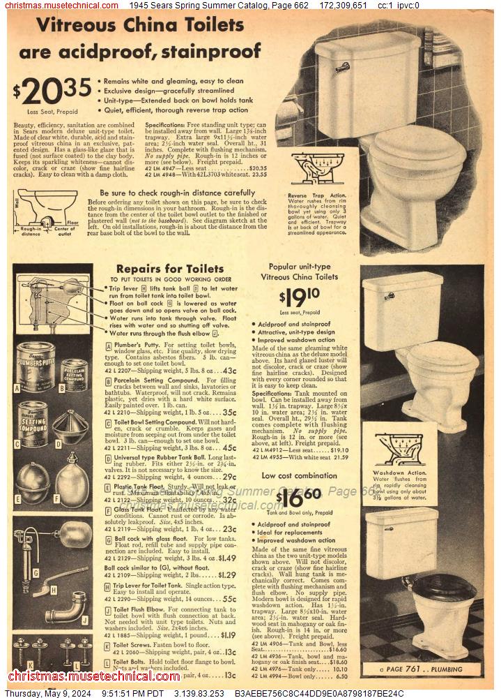 1945 Sears Spring Summer Catalog, Page 662