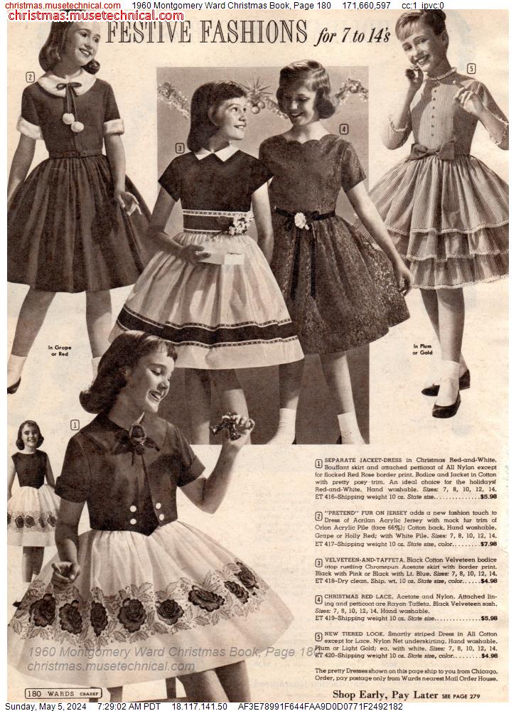 1960 Montgomery Ward Christmas Book, Page 180
