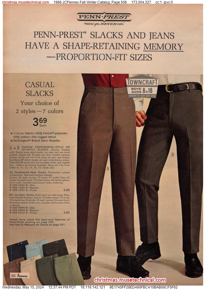 1966 JCPenney Fall Winter Catalog, Page 506
