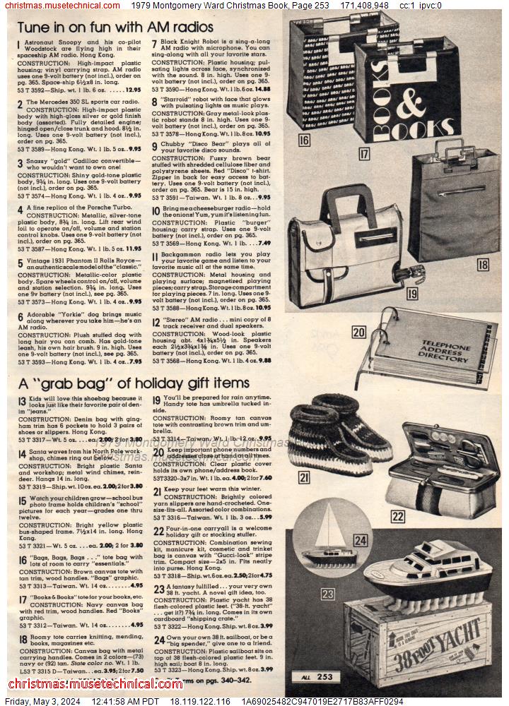 1979 Montgomery Ward Christmas Book, Page 253