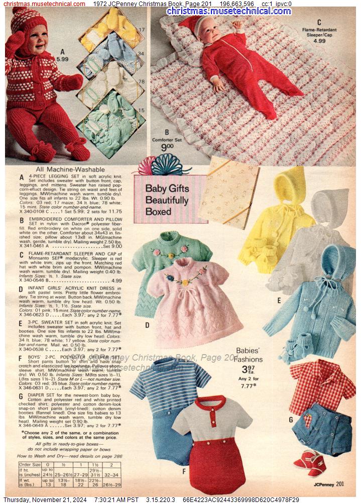 1972 JCPenney Christmas Book, Page 201