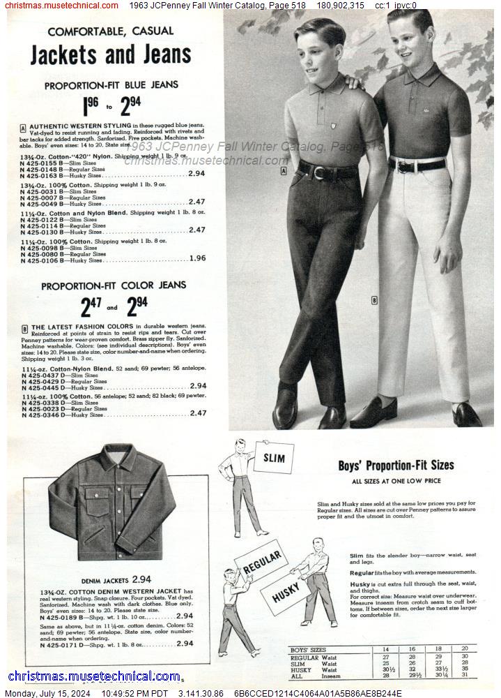 1963 JCPenney Fall Winter Catalog, Page 518