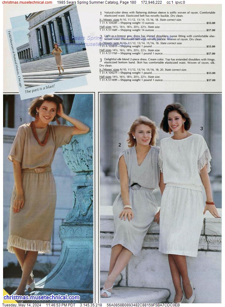 1985 Sears Spring Summer Catalog, Page 180