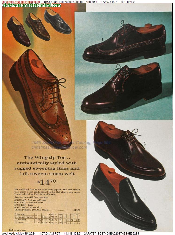 1965 Sears Fall Winter Catalog, Page 654
