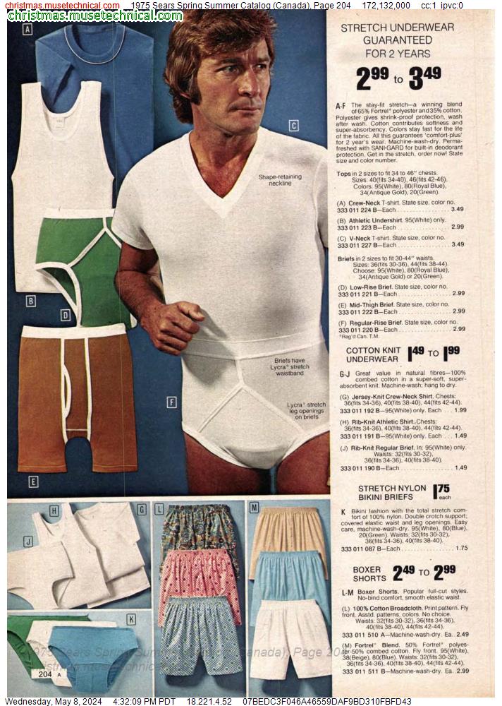 1975 Sears Spring Summer Catalog (Canada), Page 204