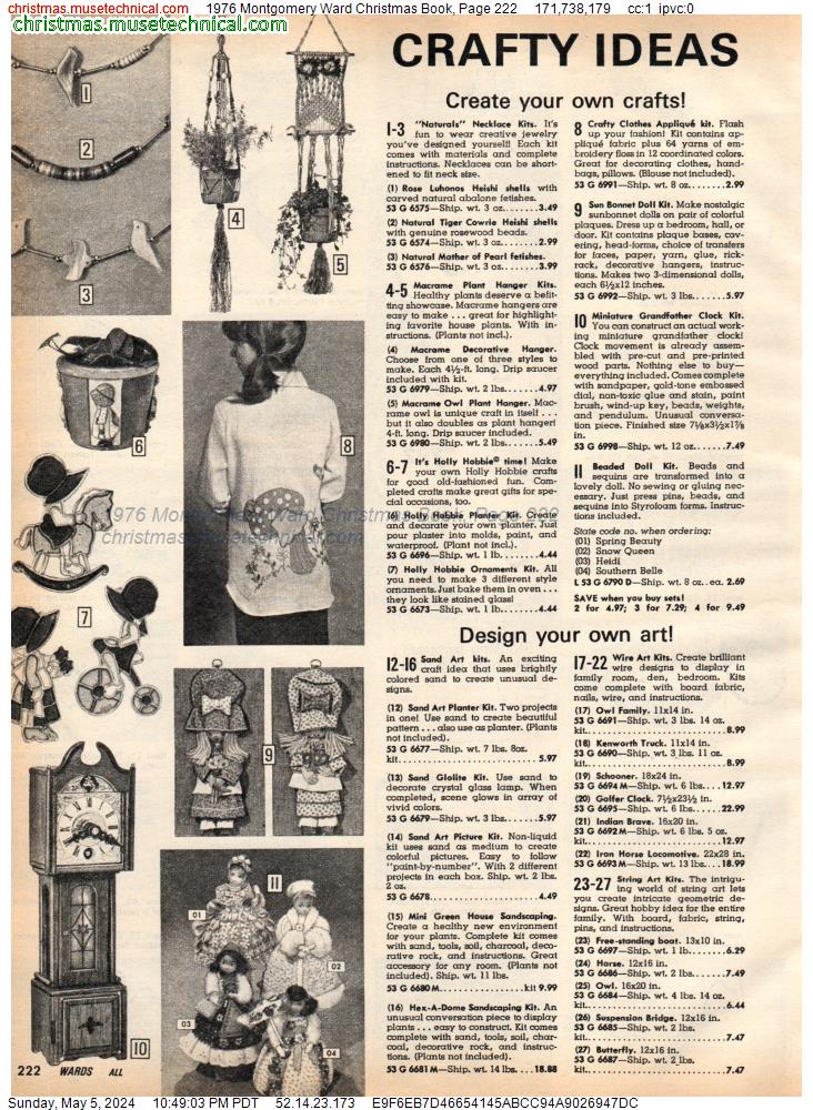 1976 Montgomery Ward Christmas Book, Page 222