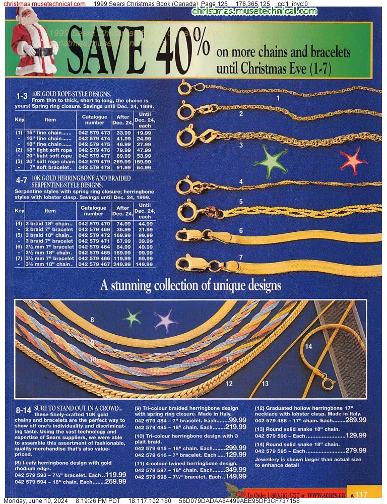 1999 Sears Christmas Book (Canada), Page 125