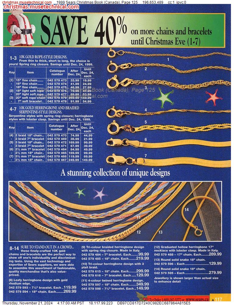 1999 Sears Christmas Book (Canada), Page 125