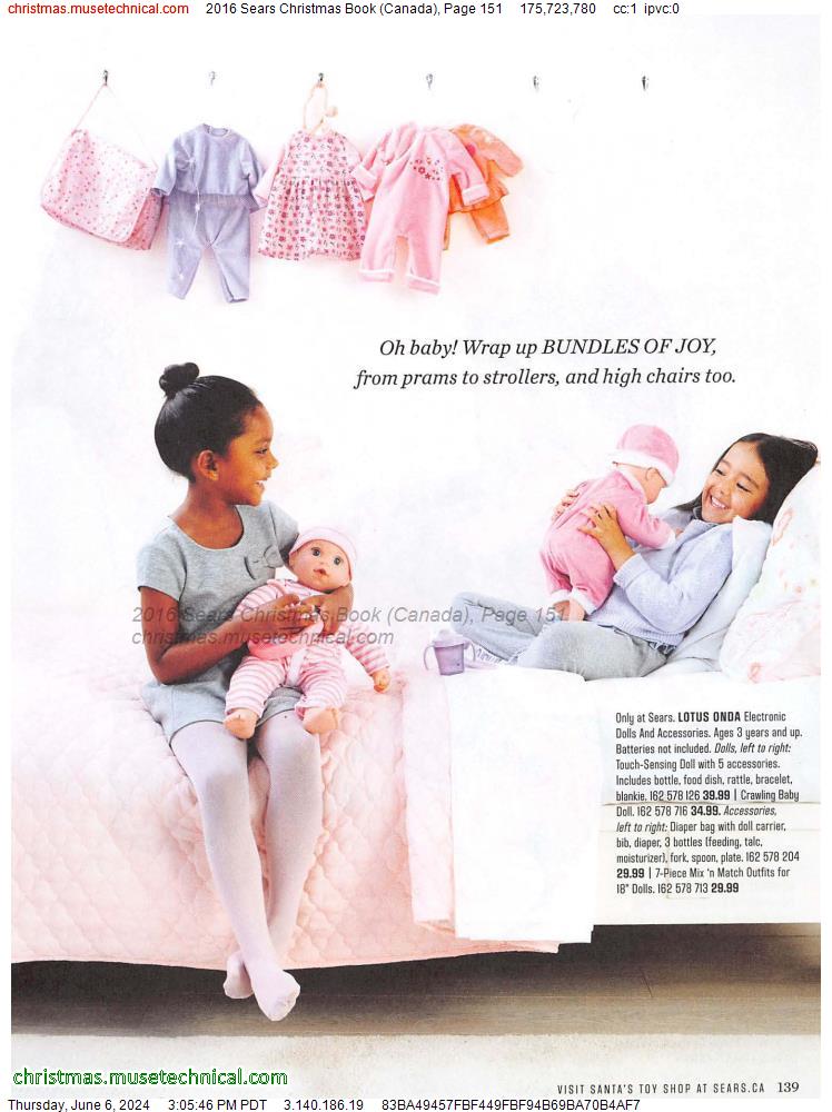 2016 Sears Christmas Book (Canada), Page 151