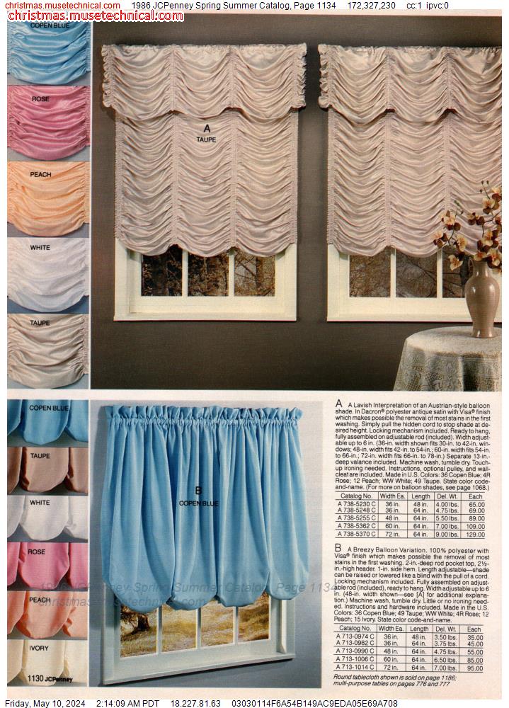 1986 JCPenney Spring Summer Catalog, Page 1134