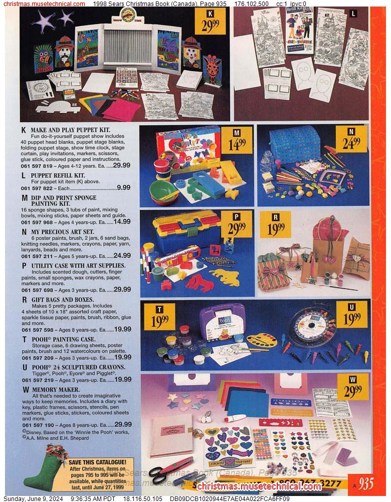 1998 Sears Christmas Book (Canada), Page 935
