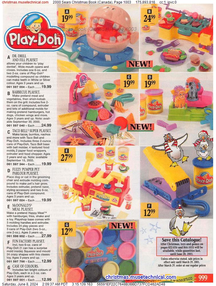 2000 Sears Christmas Book (Canada), Page 1003