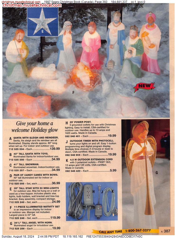 1997 Sears Christmas Book (Canada), Page 393