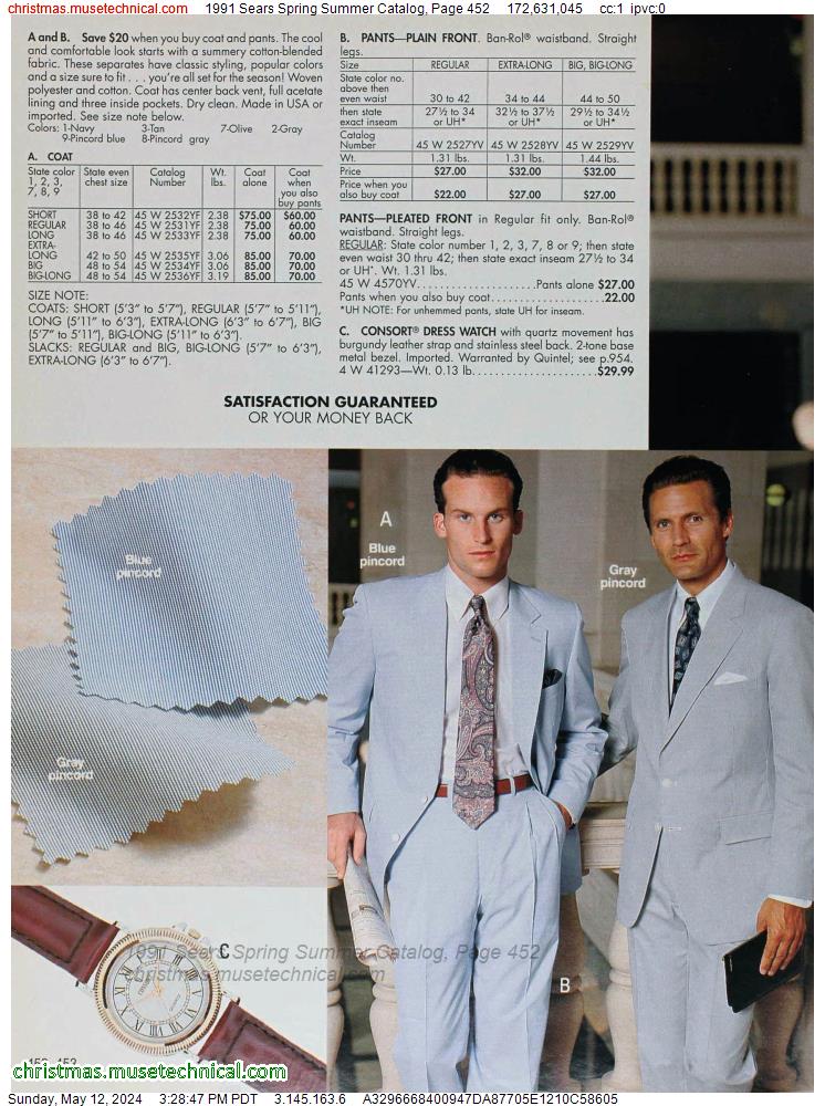 1991 Sears Spring Summer Catalog, Page 452