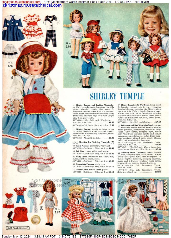 1961 Montgomery Ward Christmas Book, Page 280