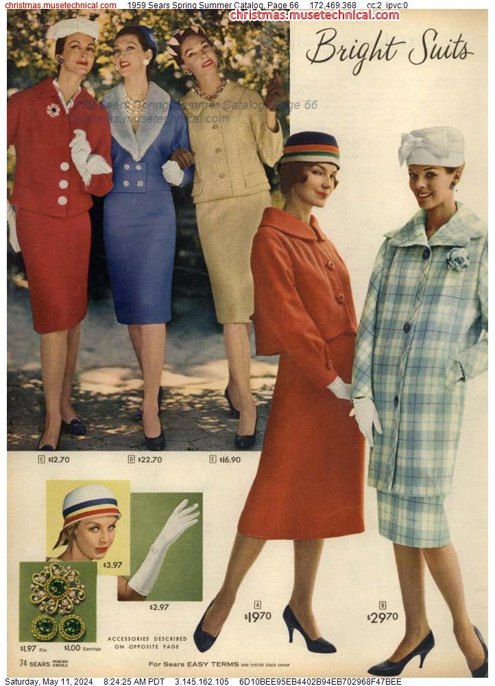 1959 Sears Spring Summer Catalog, Page 66