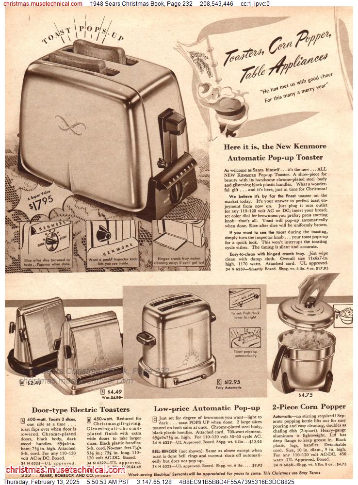 1948 Sears Christmas Book, Page 232