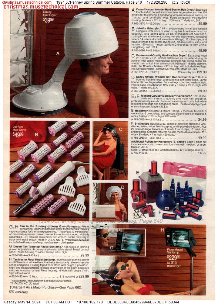 1994 JCPenney Spring Summer Catalog, Page 840
