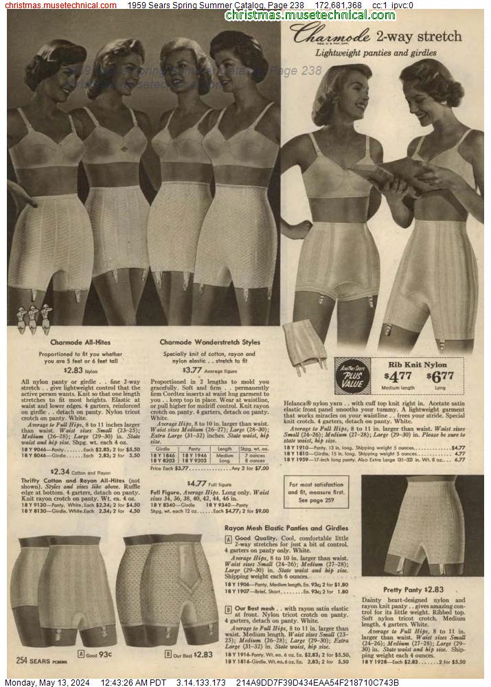 1959 Sears Spring Summer Catalog, Page 238