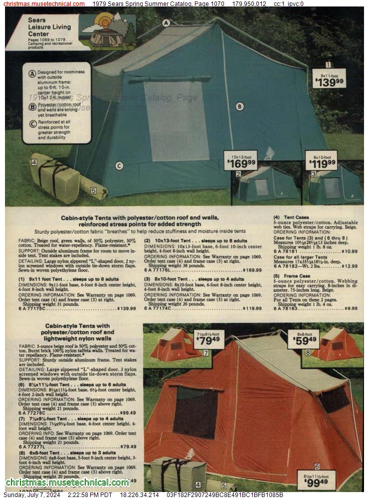 1979 Sears Spring Summer Catalog, Page 1070