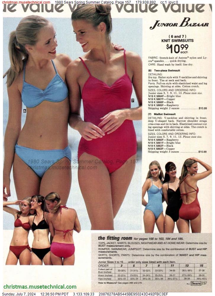 1980 Sears Spring Summer Catalog, Page 157