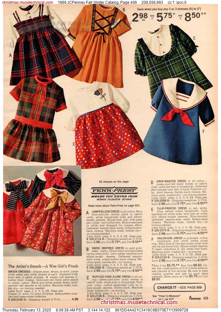 1969 JCPenney Fall Winter Catalog, Page 409