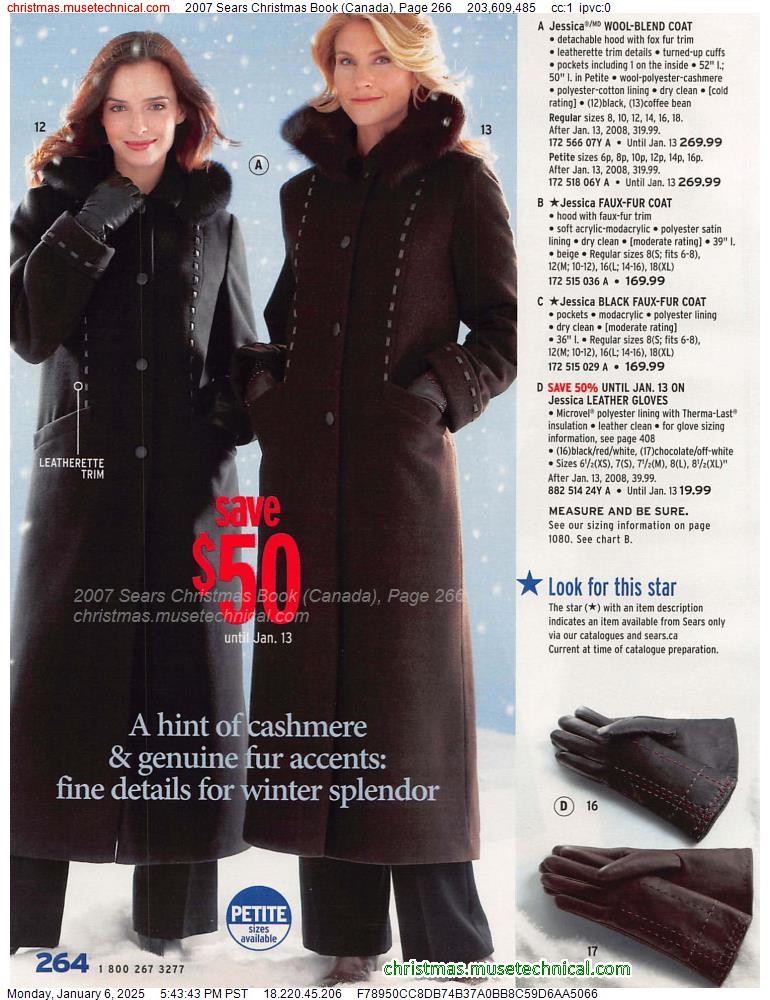 2007 Sears Christmas Book (Canada), Page 266